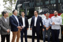Apresentação do ônibus a gás