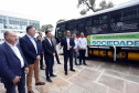 Apresentação do ônibus a gás
