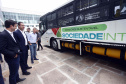 Apresentação do ônibus a gás