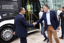 Apresentação do ônibus a gás