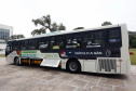 Apresentação do ônibus a gás