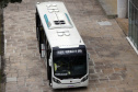 Apresentação do ônibus a gás