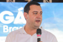  O governador Carlos Massa Ratinho Junior anunciou o início da usina fotovoltaica no aeroporto de Maringá.