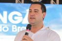  O governador Carlos Massa Ratinho Junior anunciou o início da usina fotovoltaica no aeroporto de Maringá.
