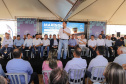 O governador Carlos Massa Ratinho Junior anunciou o início da usina fotovoltaica no aeroporto de Maringá.