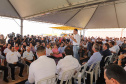  O governador Carlos Massa Ratinho Junior anunciou o início da usina fotovoltaica no aeroporto de Maringá.