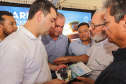  O governador Carlos Massa Ratinho Junior anunciou o início da usina fotovoltaica no aeroporto de Maringá.