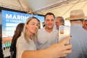  O governador Carlos Massa Ratinho Junior anunciou o início da usina fotovoltaica no aeroporto de Maringá.