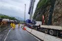 Obra do DER no km 41 da BR-277 chega a 70% de execução neste final de semana 