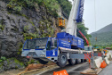 Obra do DER no km 41 da BR-277 chega a 70% de execução neste final de semana 