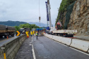 Obra do DER no km 41 da BR-277 chega a 70% de execução neste final de semana 