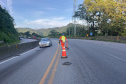 DER está concluindo recuperação da encosta da BR-277 no km 41 