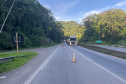 DER está concluindo recuperação da encosta da BR-277 no km 41 