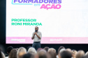Professor Roni Miranda, secretário da Educação, palestrou na abertura do evento e também participou de oficinas