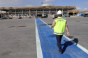 Porto de Paranaguá ganha nova sinalização horizontal e vertical na faixa primária