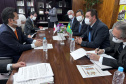 O governador Carlos Massa Ratinho Junior participou nesta terça-feira (07) de uma reunião com o vice-ministro da Agricultura, Silvicultura e Pesca do Japão, Atsushi Nonaka.