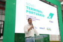 Governador Carlos Massa Ratinho Junior na inauguração do Terminal Portuário da Klabin em Paranaguá