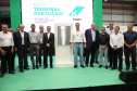Governador Carlos Massa Ratinho Junior na inauguração do Terminal Portuário da Klabin em Paranaguá