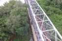 Ponte metálica entre a Lapa e Campo do Tenente está ficando com cara nova 
