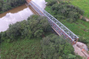 Ponte metálica entre a Lapa e Campo do Tenente está ficando com cara nova 