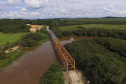 Ponte metálica entre a Lapa e Campo do Tenente está ficando com cara nova 