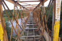 Ponte metálica entre a Lapa e Campo do Tenente está ficando com cara nova 