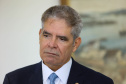 Governador Carlos Massa Ratinho Junior com Procurador Geral do Trabalho Dr José de Lima Ramos Pereira
