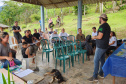Portos do Paraná leva oficina de implantação de sistema alternativo de esgoto para ilha da baia de Paranaguá
