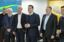 Governador Carlos Massa Ratinho Junior em reunião com a cooperativa Agrária.