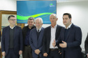 Governador Carlos Massa Ratinho Junior em reunião com a cooperativa Agrária.