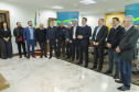 Governador Carlos Massa Ratinho Junior em reunião com a cooperativa Agrária.