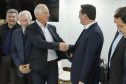 Governador Carlos Massa Ratinho Junior em reunião com a cooperativa Agrária.