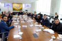 Governador Carlos Massa Ratinho Jr em reunião com a cooperativa Agrária.