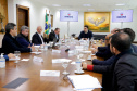Governador Carlos Massa Ratinho Jr em reunião com a cooperativa Agrária.