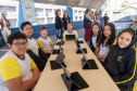 Secretário de Estado da Educação visita escola em Campo Largo e formaliza início de obras de reforma na instituição