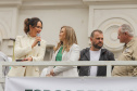 Curitiba, 22 de julho de 2023 - Dentro da programação da Campanha Paraná Unido no Combate ao Feminicídio, promovido pelo Governo do Estado, aconteceu caminhada pela Rua XV de Novembro, centro de Curitiba, com a participação da modelo Luiza Brunet.