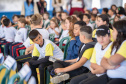 Secretário de Estado da Educação visita escola em Campo Largo e formaliza início de obras de reforma na instituição