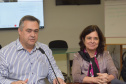 A ministra da Saúde, Nísia Trindade, visitou as instalações da Secretaria de Estado da Saúde (Sesa) nível central nesta terça-feira (25)