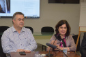 A ministra da Saúde, Nísia Trindade, visitou as instalações da Secretaria de Estado da Saúde (Sesa) nível central nesta terça-feira (25)