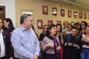 A ministra da Saúde, Nísia Trindade, visitou as instalações da Secretaria de Estado da Saúde (Sesa) nível central nesta terça-feira (25)