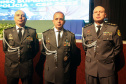 O governador em exercício Darci Piana participou nesta segunda (24) no Museu Oscar Niemeyer, em Curitiba, da formatura de 35 oficiais da Polícia Militar e do Corpo de Bombeiros no Curso Superior de Polícia