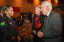 O governador em exercício Darci Piana participou nesta segunda (24) no Museu Oscar Niemeyer, em Curitiba, da formatura de 35 oficiais da Polícia Militar e do Corpo de Bombeiros no Curso Superior de Polícia