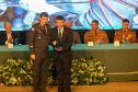 O governador em exercício Darci Piana participou nesta segunda (24) no Museu Oscar Niemeyer, em Curitiba, da formatura de 35 oficiais da Polícia Militar e do Corpo de Bombeiros no Curso Superior de Polícia