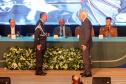 O governador em exercício Darci Piana participou nesta segunda (24) no Museu Oscar Niemeyer, em Curitiba, da formatura de 35 oficiais da Polícia Militar e do Corpo de Bombeiros no Curso Superior de Polícia