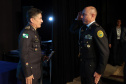 O governador em exercício Darci Piana participou nesta segunda (24) no Museu Oscar Niemeyer, em Curitiba, da formatura de 35 oficiais da Polícia Militar e do Corpo de Bombeiros no Curso Superior de Polícia