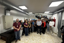 A ministra da Saúde, Nísia Trindade, visitou as instalações da Secretaria de Estado da Saúde (Sesa) nível central nesta terça-feira (25)