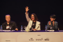 Curitiba, 23 de julho de 2023 - Abertura da 75ª Reunião Anual da SBPC - Sociedade Brasileira para o Progresso da Ciência, que aconteceu no Teatro Guaira, e contou com a presença da ministra de  Ciência, Tecnologia e Inovação, Luciana Santos.