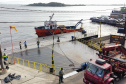 Ferry boat de Guaratuba opera normalmente após troca de ponte 