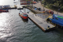 Ferry boat de Guaratuba opera normalmente após troca de ponte 