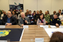 Vice Governador Darci Piana participa  de encontro com os parceiros envolvidos na retomada do Serviço Aeromédico da PRF no Paraná - Foto: Ari Dias/AEN